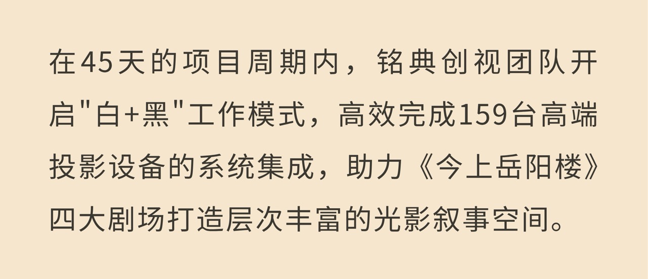 《今上岳阳楼》璀璨启幕——用光影科技重塑忧乐精神