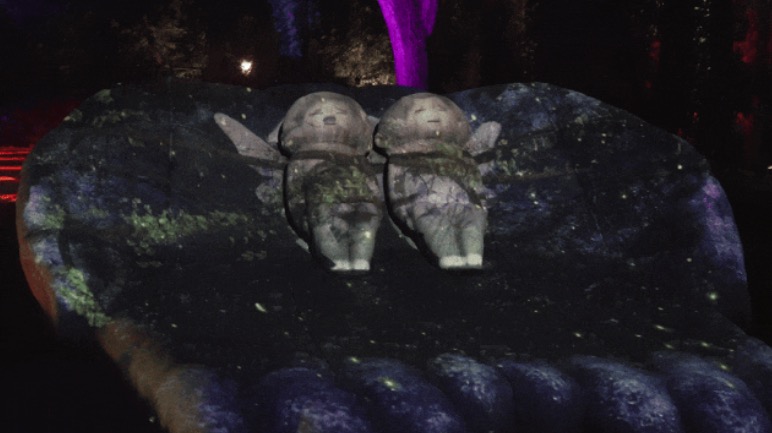 夜探沈阳植物园，巴可投影点亮「沐光森林」奇幻之夜！